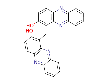 Molecular Structure of 73749-96-9 (Di(2-hydroxyphenazin-1-yl)methane)