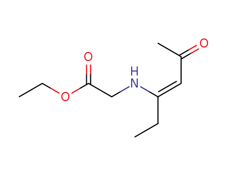 ethyl N-(1-ethyl-3-oxo-1-butenyl)glycinate