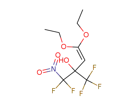 4,4-diethoxy-1,1-difluoro-1-nitro-2-trifluoromethyl-but-3-en-2-ol