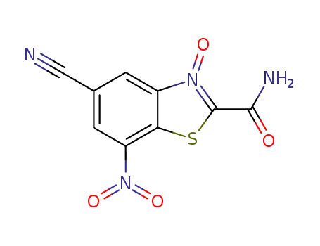 5-Cyano-7-nitro-3-oxido-1,3-benzothiazol-3-ium-2-carboxamide