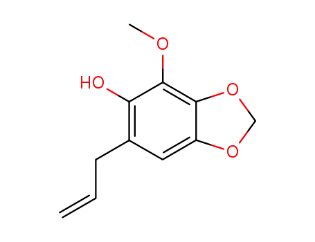5-hydroxy-4-methoxy-6-(2-propenyl)-1,3-benzodioxole