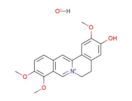 Molecular Structure of 483-43-2 (Jatrorrhizin)