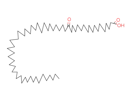 Molecular Structure of 40710-27-8 (Hexacontanoic acid, 18-oxo-)