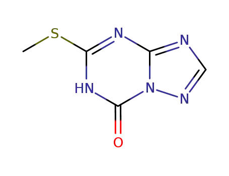 5-(methylsulfanyl)[1,2,4]triazolo[1,5-a][1,3,5]triazin-7(1H)-one