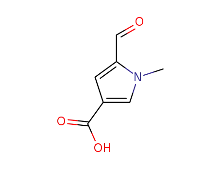 1H-Pyrrole-3-carboxylic acid, 5-formyl-1-methyl- (9CI)