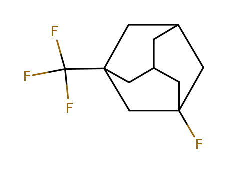 Molecular Structure of 40556-45-4 (1-fluoro-3-(trifluoromethyl)adamantane)