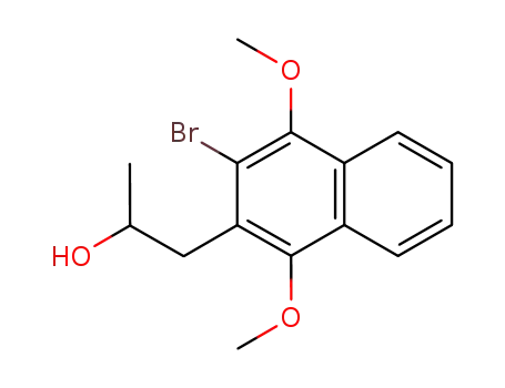 1-(3-Bromo-1,4-dimethoxynaphthalen-2-yl)propan-2-ol