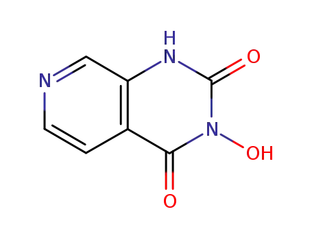 Molecular Structure of 40338-57-6 (3-hydroxypyrido[3,4-d]pyrimidine-2,4(1H,3H)-dione)