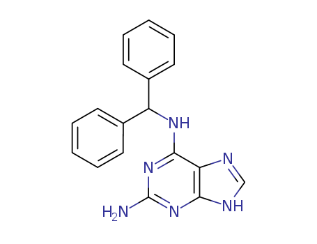 9H-Purine-2,6-diamine,N6-(diphenylmethyl)- cas  40497-78-7