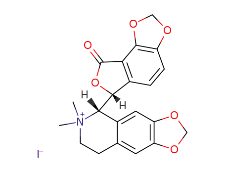 Molecular Structure of 55950-07-7 ((-)-BICUCULLINE METHIODIDE)