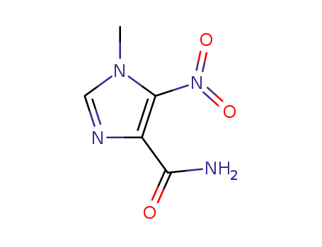 1-methyl-5-nitro-1<i>H</i>-imidazole-4-carboxylic acid amide