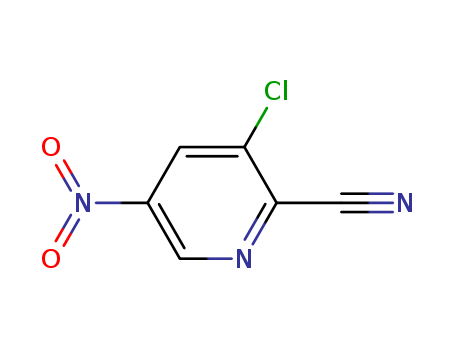 2-Pyridinecarbonitrile,3-chloro-5-nitro-