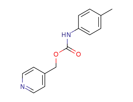 Molecular Structure of 4867-60-1 (4-Methylcarbanilic acid 4-pyridylmethyl ester)