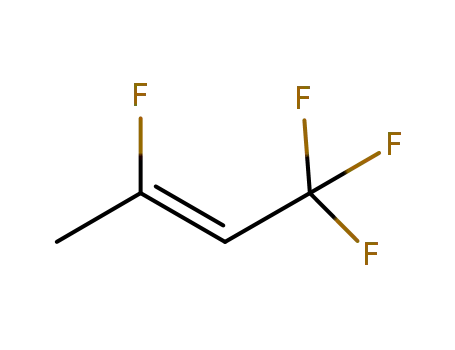 Molecular Structure of 791616-88-1 (Z-2,4,4,4-TETRAFLUORO-2-BUTENE)