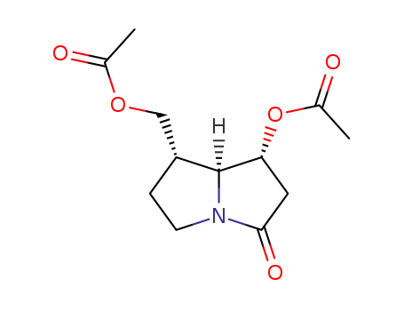 1(R)-acetoxy-7(S)-acetoxymethyl-7a(S)-hexahydro-3H-pyrrolizin-3-one