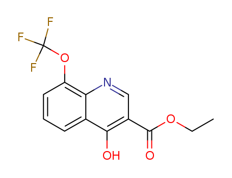 4-Hydroxy-8-trifluoromethoxyquinoline-3-carboxylic acid ethyl ester
