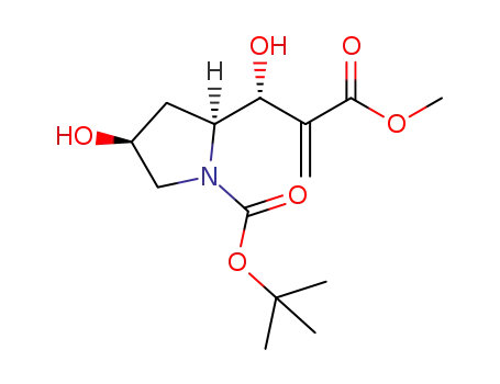 tert-butyl (2S,4S)-4-hydroxy-2-[(1R)-1-hydroxy-3-methoxy-2-methylidene-3-oxopropyl]pyrrolidine-1-carboxylate