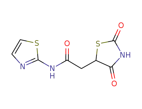 2-(2,4-dioxo-1,3-thiazolidin-5-yl)-N-(1,3-thiazol-2-yl)acetamide