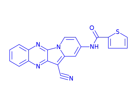 N-[12-シアノインドリジノ[2,3-b]キノキサリン-2-イル]-2-チオフェンカルボアミド