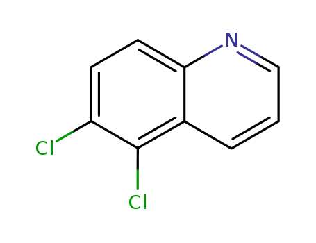 Molecular Structure of 606-42-8 (5,6-Dichloroquinoline)
