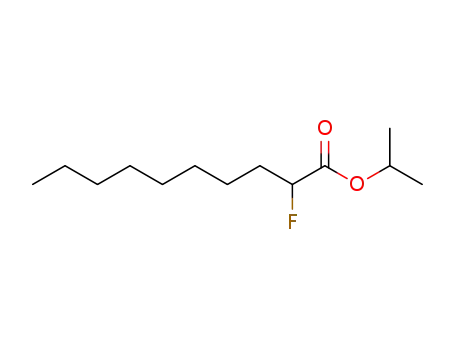 Molecular Structure of 141766-00-9 (2-Fluoro-decanoic acid isopropyl ester)