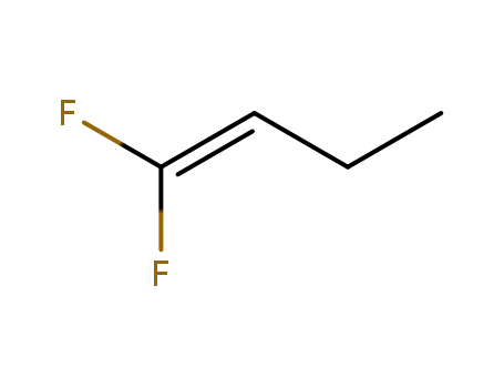 Molecular Structure of 407-09-0 (1,1-DIFLUOROBUTENE)