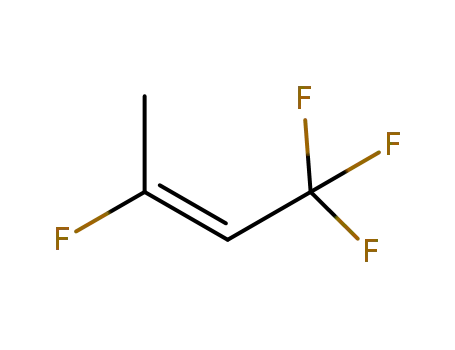 Molecular Structure of 791616-87-0 (E-2,4,4,4-TETRAFLUORO-2-BUTENE)
