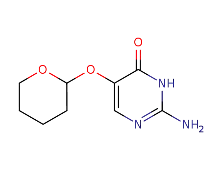 2-amino-5-tetrahydropyran-2-yloxy-3<i>H</i>-pyrimidin-4-one