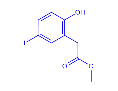 2-HYDROXY-5-IODO-벤젠아세트산 메틸 에스테르