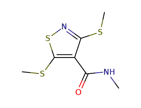 N-메틸-3,5-비스(메틸티오)-4-이소티아졸카르복사미드