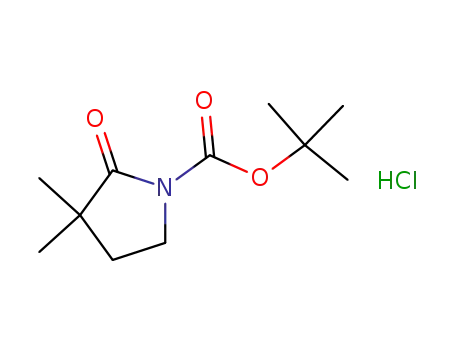 3,3-dimethyl-2-oxo-1-pyrrolidinecarboxylic acid, 1,1-dimethylethyl ester, hydrochloride