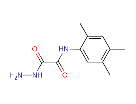 Molecular Structure of 860237-83-8 ((2,4,5-trimethyl-phenyl)-oxalamic acid hydrazide)