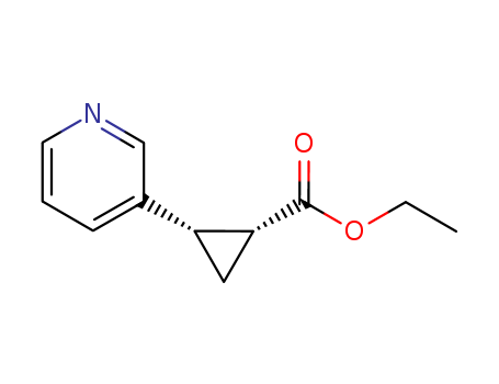 Cyclopropanecarboxylic acid, 2-(3-pyridinyl)-, ethyl ester