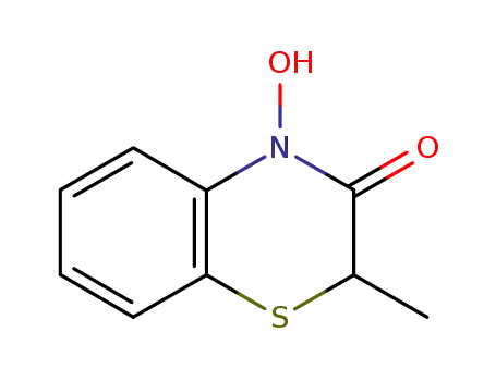 Molecular Structure of 4892-06-2 (4-Hydroxy-2-methyl-2H-1,4-benzothiazin-3(4H)-one)