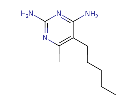 2,4-Pyrimidinediamine,6-methyl-5-pentyl- cas  4038-47-5