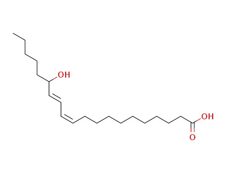 Molecular Structure of 77159-57-0 ((+/-)-15-HYDROXY-11Z,13E-EICOSADIENOIC ACID)