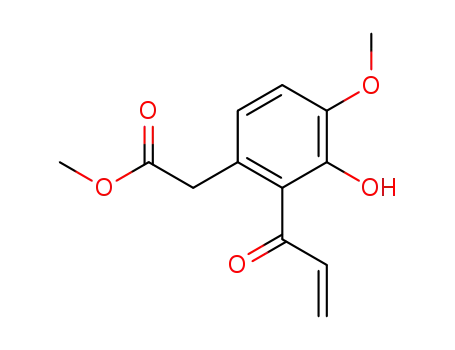 3-ヒドロキシ-4-メトキシ-2-(1-オキソ-2-プロペニル)ベンゼン酢酸メチル