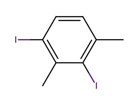 Molecular Structure of 4102-47-0 (1,3-DIIODO-2,4-DIMETHYLBENZENE)