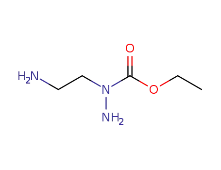 Molecular Structure of 98138-28-4 (2-(2-amino-ethyl)-carbazic acid ethyl ester)