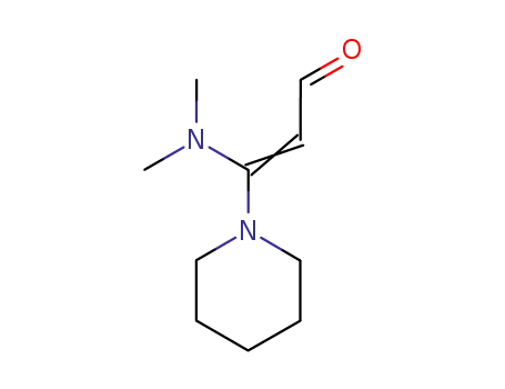 Molecular Structure of 49582-39-0 (3-(Dimethylamino)-3-piperidinopropenal)