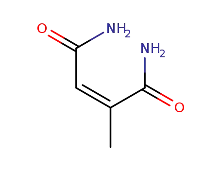 Molecular Structure of 41138-17-4 ((Z)-2-Methyl-2-butenediamide)