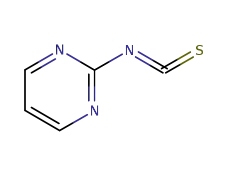 Molecular Structure of 49573-96-8 (Pyrimidine, 2-isothiocyanato- (9CI))