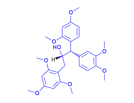 Benzeneethanol,b-(2,4-dimethoxyphenyl)-3,4-dimethoxy-a-[(2,4,6-trimethoxyphenyl)methyl]-