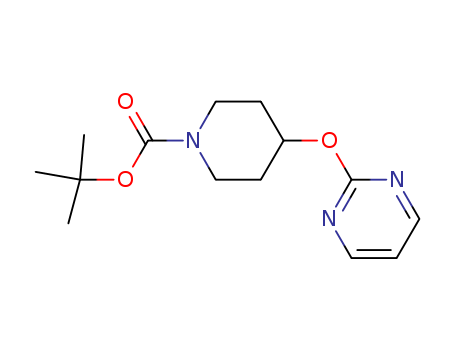 4-(PYRIMIDIN-2-YLOXY)-PIPERIDINE-1-CARBOXYLIC ACID TERT-BUTYL ESTER