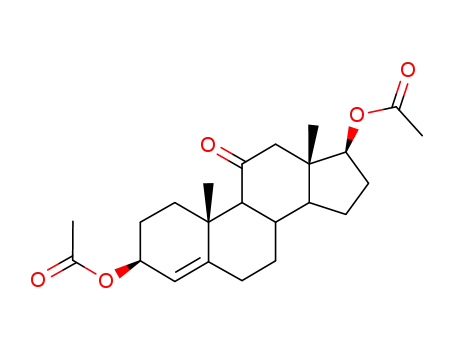 Molecular Structure of 4134-41-2 (4-ANDROSTEN-3-BETA, 17-BETA-DIOL-11-ONE DIACETATE)