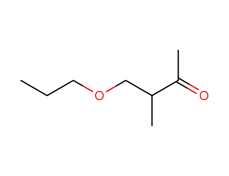 Molecular Structure of 408338-20-5 (2-Butanone, 3-methyl-4-propoxy- (9CI))