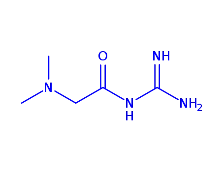 Molecular Structure of 409316-60-5 (Acetamide, N-(aminoiminomethyl)-2-(dimethylamino)- (9CI))