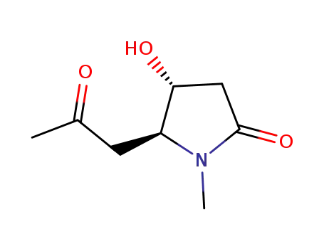 (4R,5S)-4-hydroxy-1-methyl-5-(2-oxopropyl)pyrrolidin-2-one