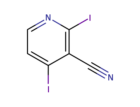 3-Pyridinecarbonitrile,2,4-diiodo-(827616-54-6)