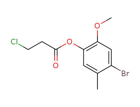 3-クロロプロピオン酸4-ブロモ-2-メトキシ-5-メチルフェニル